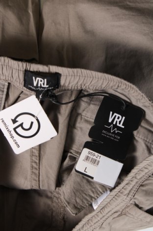 Ανδρικό κοντό παντελόνι Viral Vibes, Μέγεθος L, Χρώμα Γκρί, Τιμή 13,46 €