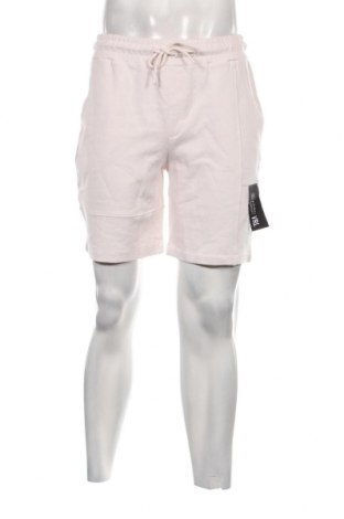 Pantaloni scurți de bărbați Viral Vibes, Mărime L, Culoare Ecru, Preț 76,32 Lei