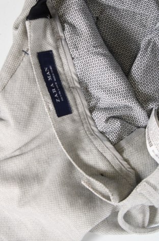 Pantaloni scurți de bărbați Zara Man, Mărime S, Culoare Gri, Preț 49,34 Lei
