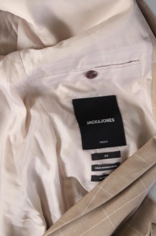 Herrenanzug Jack & Jones PREMIUM, Größe L, Farbe Beige, Preis € 84,54