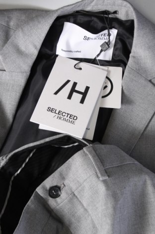 Pánsky oblek  Selected Homme, Veľkosť M, Farba Sivá, Cena  140,72 €