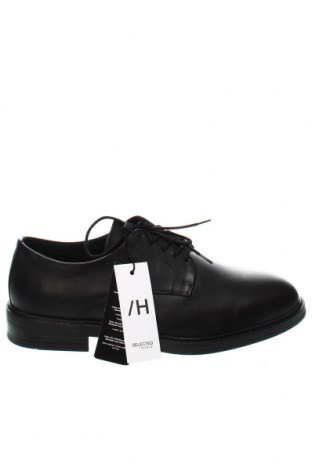 Мъжки обувки Selected Homme, Размер 45, Цвят Черен, Цена 88,56 лв.