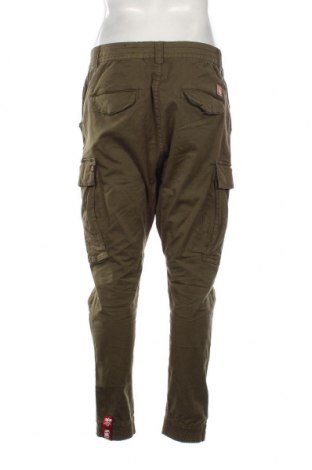 Pantaloni de bărbați Alpha Industries, Mărime M, Culoare Verde, Preț 434,21 Lei