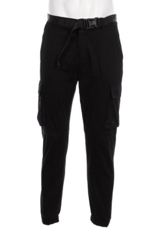 Pantaloni de bărbați Bershka, Mărime M, Culoare Negru, Preț 38,16 Lei