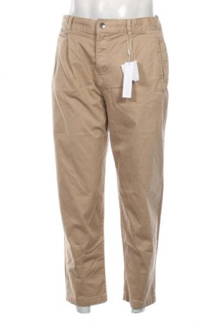 Мъжки панталон Bershka, Размер M, Цвят Бежов, Цена 20,70 лв.
