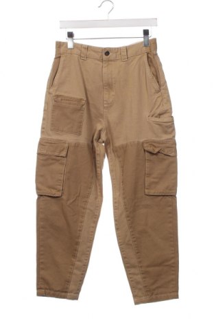 Pantaloni de bărbați Bershka, Mărime S, Culoare Bej, Preț 76,53 Lei