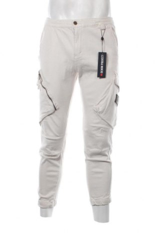 Pantaloni de bărbați Denim Project, Mărime M, Culoare Alb, Preț 286,18 Lei