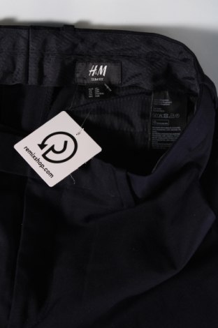 Мъжки панталон H&M, Размер M, Цвят Син, Цена 7,25 лв.