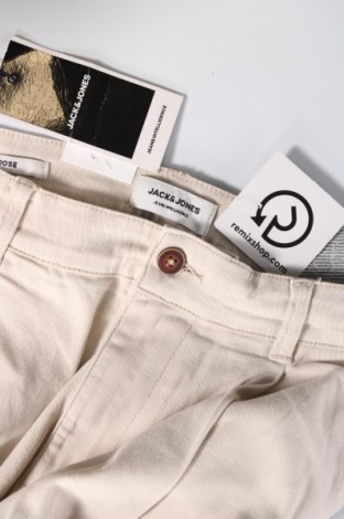 Ανδρικό παντελόνι Jack & Jones, Μέγεθος M, Χρώμα Εκρού, Τιμή 42,27 €