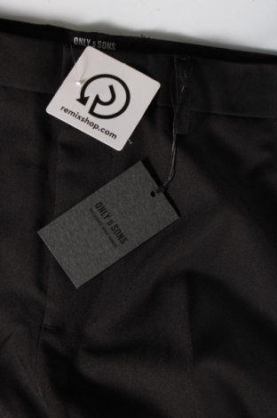 Ανδρικό παντελόνι Only & Sons, Μέγεθος XL, Χρώμα Μαύρο, Τιμή 11,14 €