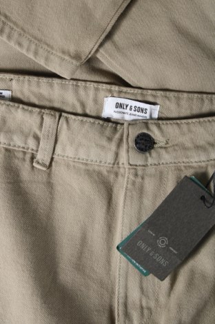 Ανδρικό παντελόνι Only & Sons, Μέγεθος L, Χρώμα  Μπέζ, Τιμή 14,70 €