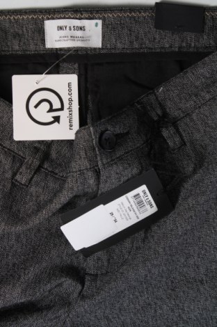 Pánske nohavice  Only & Sons, Veľkosť S, Farba Sivá, Cena  12,74 €