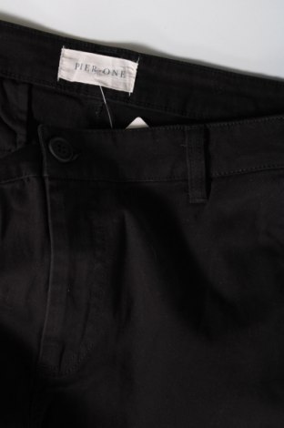 Мъжки панталон Pier One, Размер L, Цвят Черен, Цена 27,60 лв.
