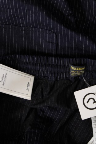 Pantaloni de bărbați Pull&Bear, Mărime L, Culoare Albastru, Preț 151,32 Lei