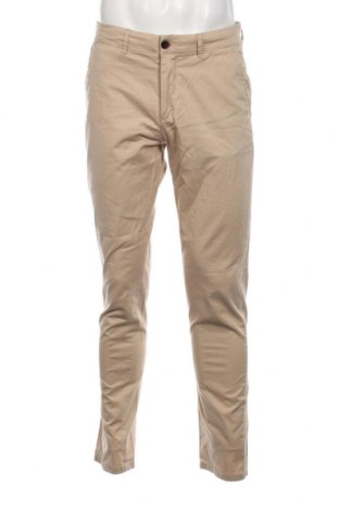 Мъжки панталон Selected Homme, Размер L, Цвят Бежов, Цена 24,01 лв.