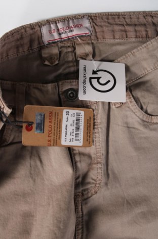 Męskie spodnie U.S. Polo Assn., Rozmiar M, Kolor Beżowy, Cena 351,84 zł