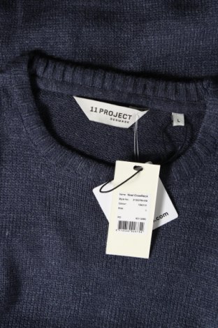 Ανδρικό πουλόβερ 11 Project, Μέγεθος L, Χρώμα Μπλέ, Τιμή 8,16 €