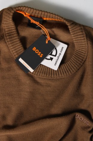 Ανδρικό πουλόβερ BOSS, Μέγεθος L, Χρώμα Καφέ, Τιμή 97,70 €