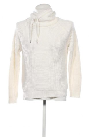 Мъжки пуловер Bershka, Размер S, Цвят Екрю, Цена 13,05 лв.