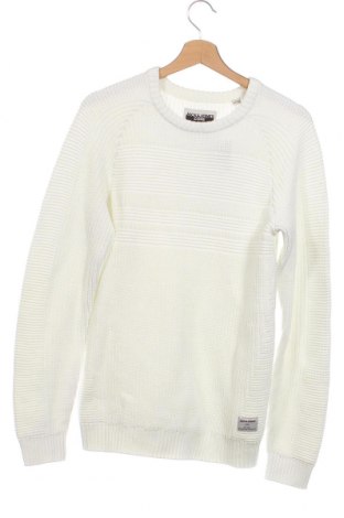 Мъжки пуловер Core By Jack & Jones, Размер S, Цвят Бял, Цена 12,96 лв.