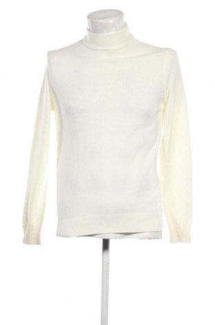 Ανδρικό πουλόβερ Defacto, Μέγεθος S, Χρώμα Λευκό, Τιμή 23,71 €