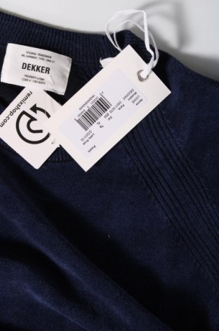 Ανδρικό πουλόβερ Dekker, Μέγεθος XL, Χρώμα Μπλέ, Τιμή 40,36 €