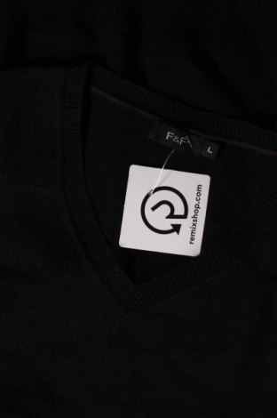 Мъжки пуловер F&F, Размер L, Цвят Черен, Цена 7,83 лв.