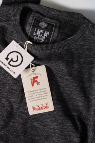Ανδρικό πουλόβερ For Friends, Μέγεθος M, Χρώμα Γκρί, Τιμή 9,52 €
