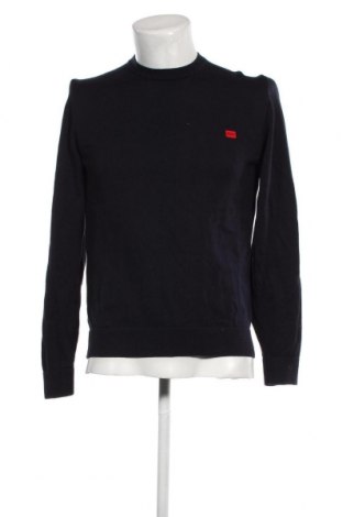 Мъжки пуловер Hugo Boss, Размер M, Цвят Син, Цена 189,54 лв.