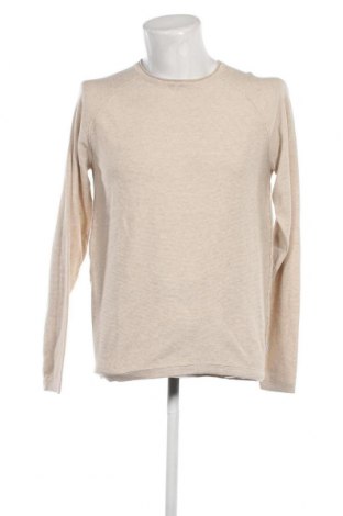 Ανδρικό πουλόβερ Jack & Jones, Μέγεθος M, Χρώμα  Μπέζ, Τιμή 8,06 €