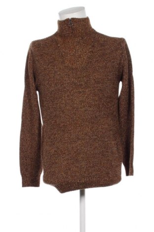 Ανδρικό πουλόβερ Jean Pascale, Μέγεθος M, Χρώμα Καφέ, Τιμή 9,51 €