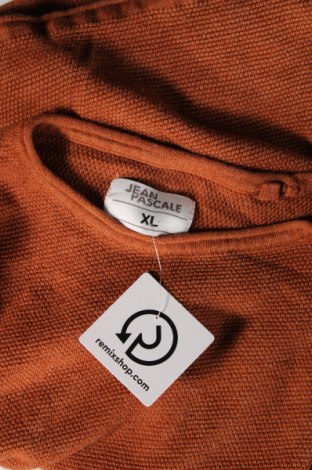 Ανδρικό πουλόβερ Jean Pascale, Μέγεθος XL, Χρώμα Καφέ, Τιμή 6,10 €