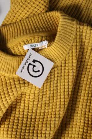 Мъжки пуловер Jules, Размер M, Цвят Жълт, Цена 46,00 лв.