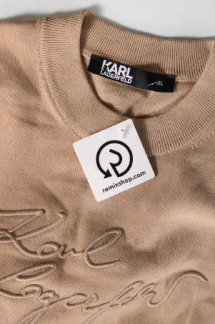 Ανδρικό πουλόβερ Karl Lagerfeld, Μέγεθος XL, Χρώμα  Μπέζ, Τιμή 120,62 €