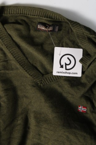 Мъжки пуловер Napapijri, Размер XXL, Цвят Зелен, Цена 57,80 лв.