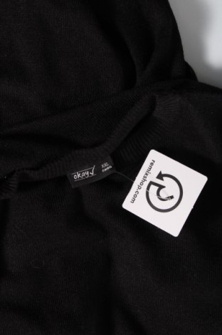 Ανδρικό πουλόβερ Okay, Μέγεθος XXL, Χρώμα Μαύρο, Τιμή 8,97 €