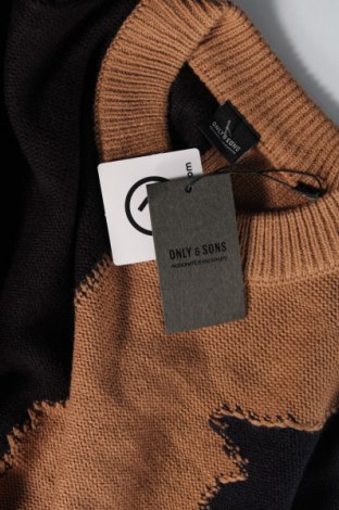 Ανδρικό πουλόβερ Only & Sons, Μέγεθος L, Χρώμα Πολύχρωμο, Τιμή 13,28 €