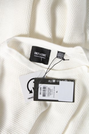 Pánský svetr  Only & Sons, Velikost XL, Barva Bílá, Cena  667,00 Kč