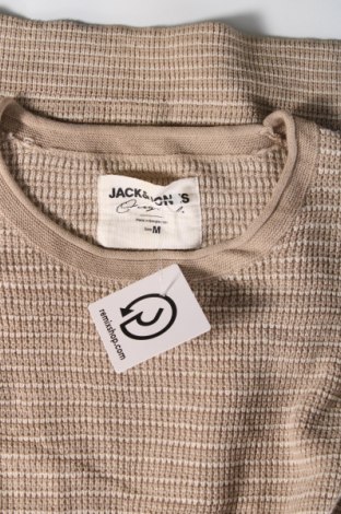 Męski sweter Originals By Jack & Jones, Rozmiar M, Kolor Beżowy, Cena 39,15 zł