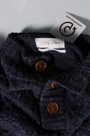 Ανδρικό πουλόβερ Pier One, Μέγεθος L, Χρώμα Μπλέ, Τιμή 13,75 €