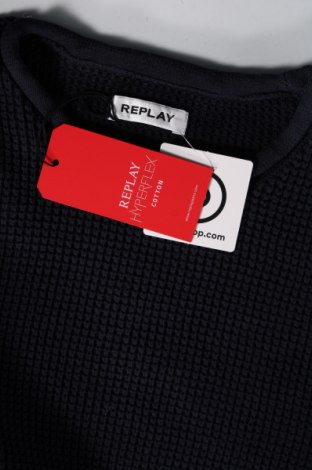 Ανδρικό πουλόβερ Replay, Μέγεθος M, Χρώμα Μπλέ, Τιμή 98,45 €