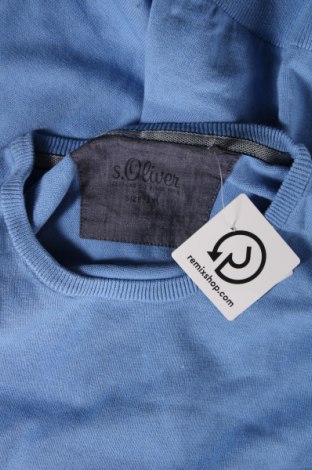 Мъжки пуловер S.Oliver, Размер XXL, Цвят Син, Цена 24,00 лв.