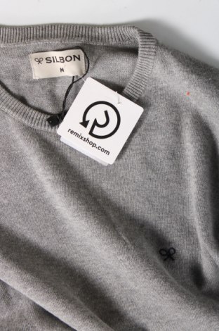 Мъжки пуловер Silbon, Размер M, Цвят Сив, Цена 132,00 лв.