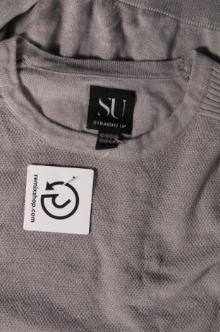 Ανδρικό πουλόβερ Straight Up, Μέγεθος L, Χρώμα Γκρί, Τιμή 7,36 €