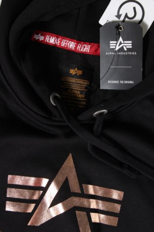 Herren Sweatshirt Alpha Industries, Größe M, Farbe Schwarz, Preis 60,31 €
