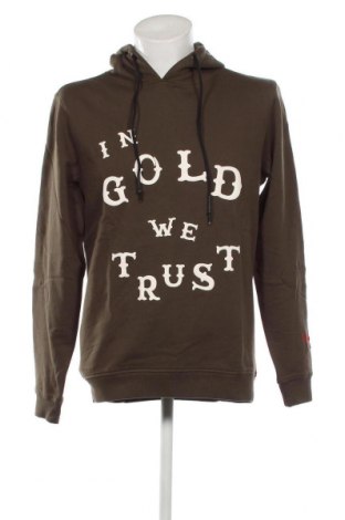 Herren Sweatshirt In Gold We Trust, Größe S, Farbe Grün, Preis € 9,65