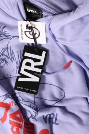 Herren Sweatshirt Viral Vibes, Größe M, Farbe Lila, Preis 11,21 €