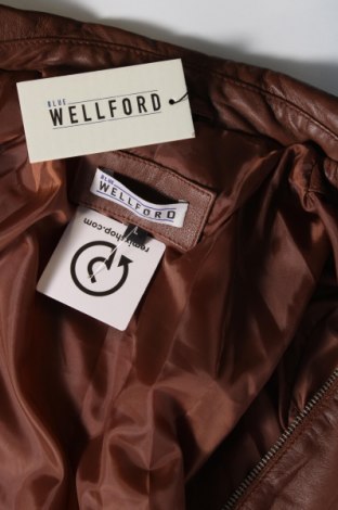 Pánska kožená bunda  Blue Wellford, Veľkosť L, Farba Hnedá, Cena  248,97 €
