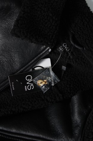 Pánská kožená bunda  Oviesse, Velikost XL, Barva Černá, Cena  973,00 Kč