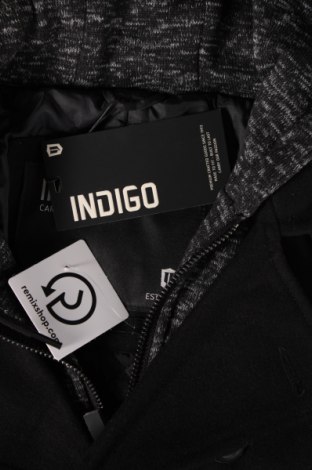 Мъжко палто Indigo, Размер S, Цвят Черен, Цена 39,56 лв.